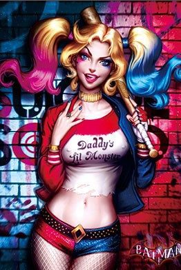 Harley Quinn 3D Poster (40x30 CM)
