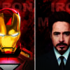 Iron Man 3D Poster (40x30 CM)
