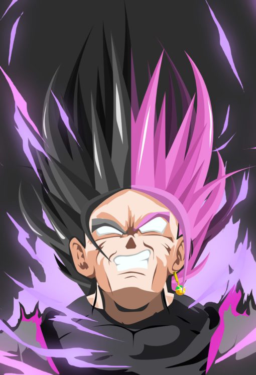 Black Goku GLOWING POSTER