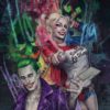 Joker & Harley GLOWING POSTER