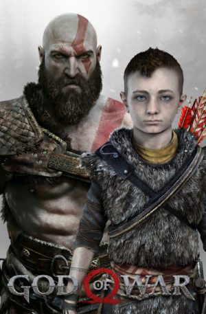 GOD OF WAR 4 GLOWING POSTER