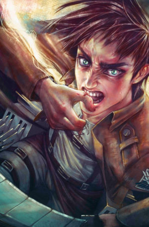 Attack on titan GLOWING POSTER