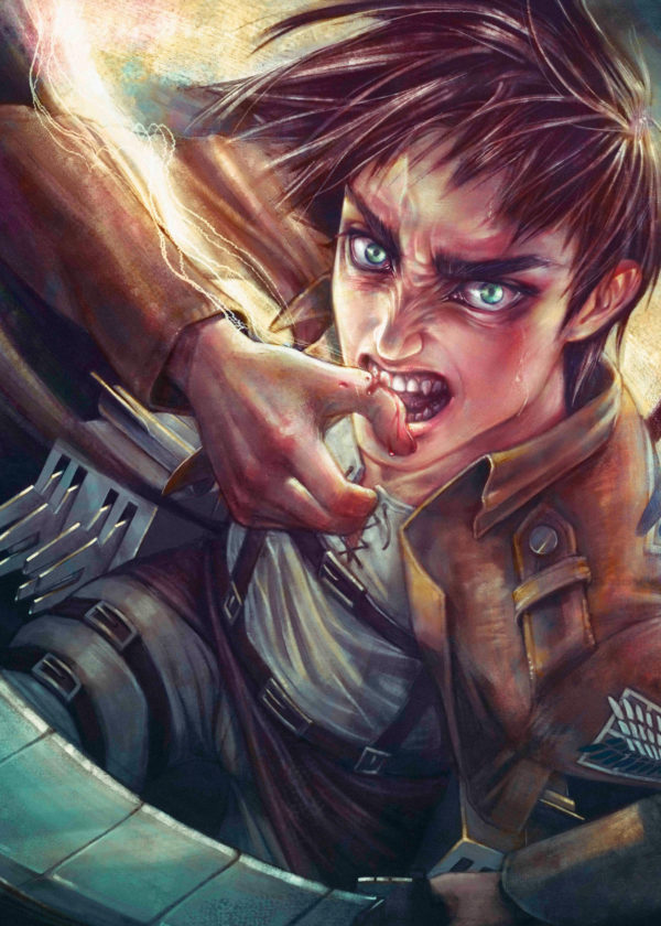 Attack on titan GLOWING POSTER