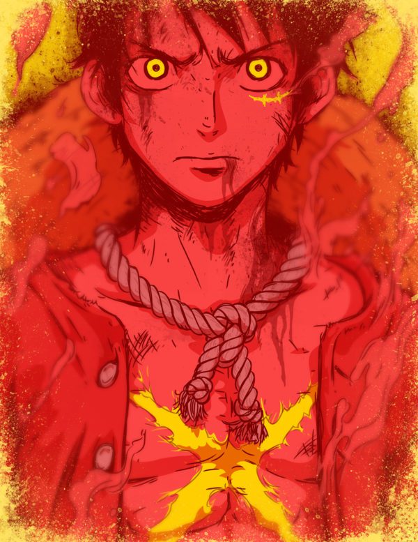 Luffy GLOWING POSTER