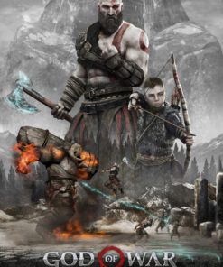 God Of War GLOWING POSTER