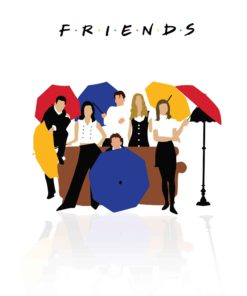 Friends GLOWING POSTER