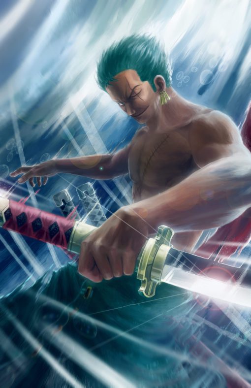 One Piece Zoro GLOWING POSTER