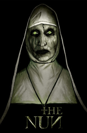 The NUN GLOWING POSTER