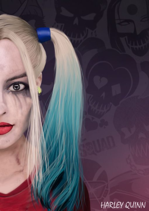 Harley Quinn GLOWING POSTER