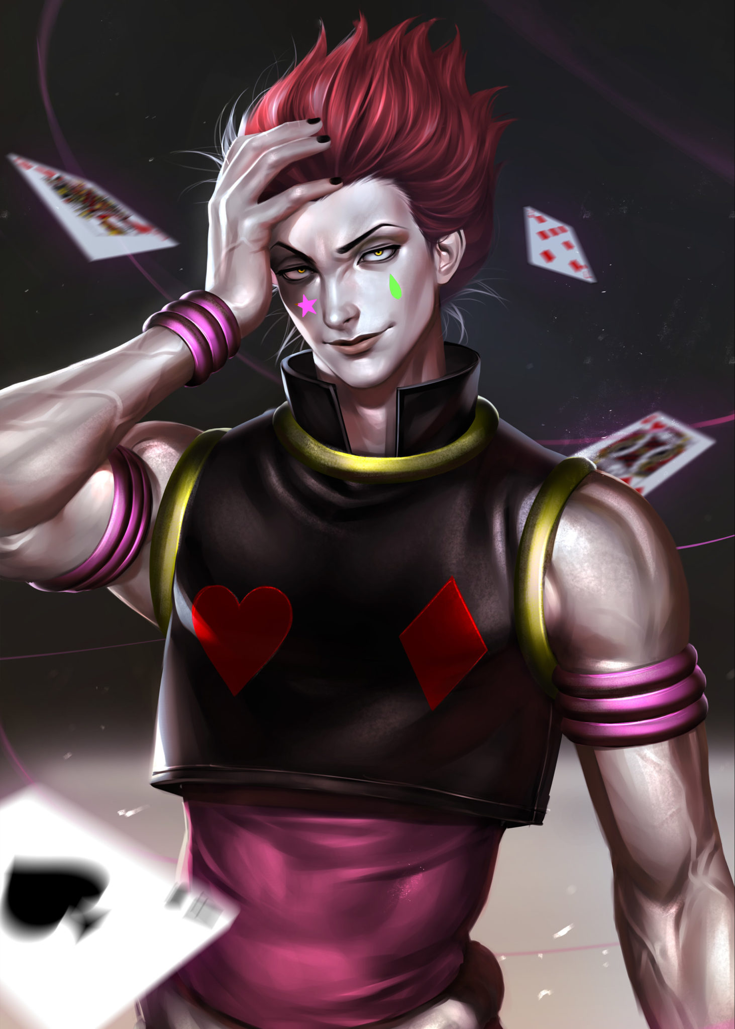 Hisoka GLOWING POSTER - DESIGN-JM