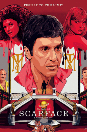 Scarface 3d poster