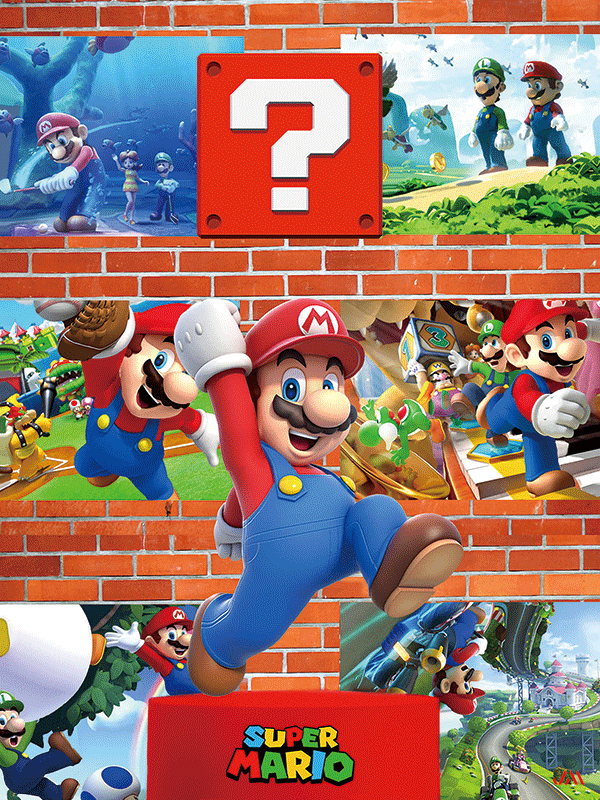 super Mario 3d poster