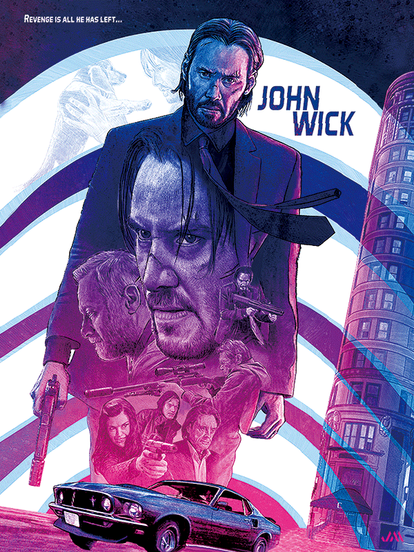 John Wick 3d poster
