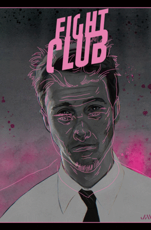 Fight Club 3d poster