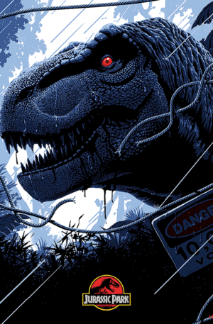 Jurassic Park 3D poster
