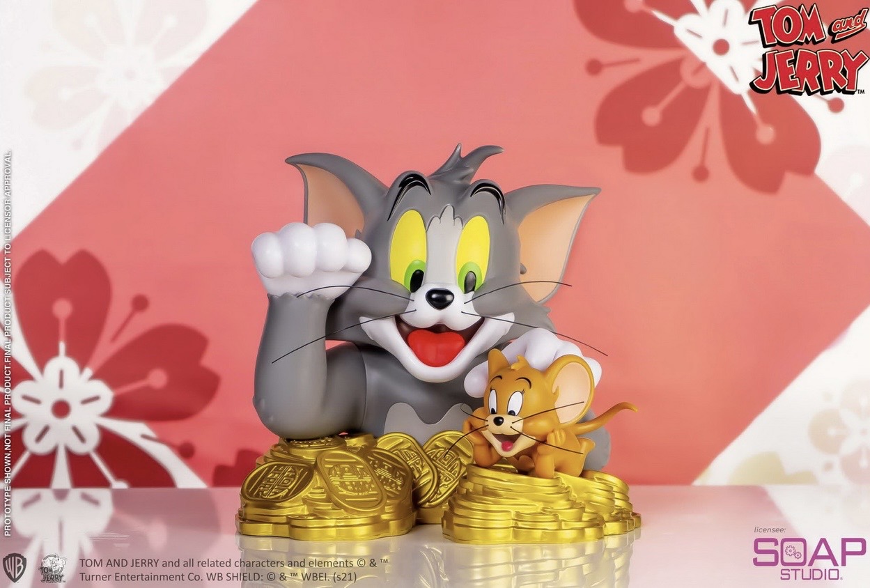 TOM AND JERRY MANEKI-NEKO BUST CLASSIC VER SOAP STUDIO