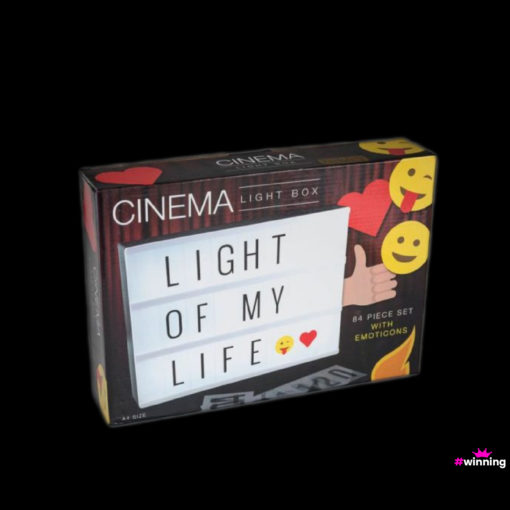 WINNING CINEMA LIGHT BOX