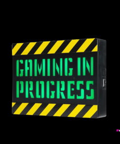 Winning Gaming in Progress Lightbox Sign
