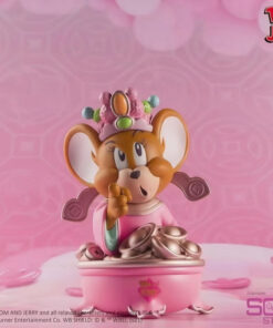 TOM AND JERRY GOD OF WEALTH JERRY FIGURE (PINK VER.)