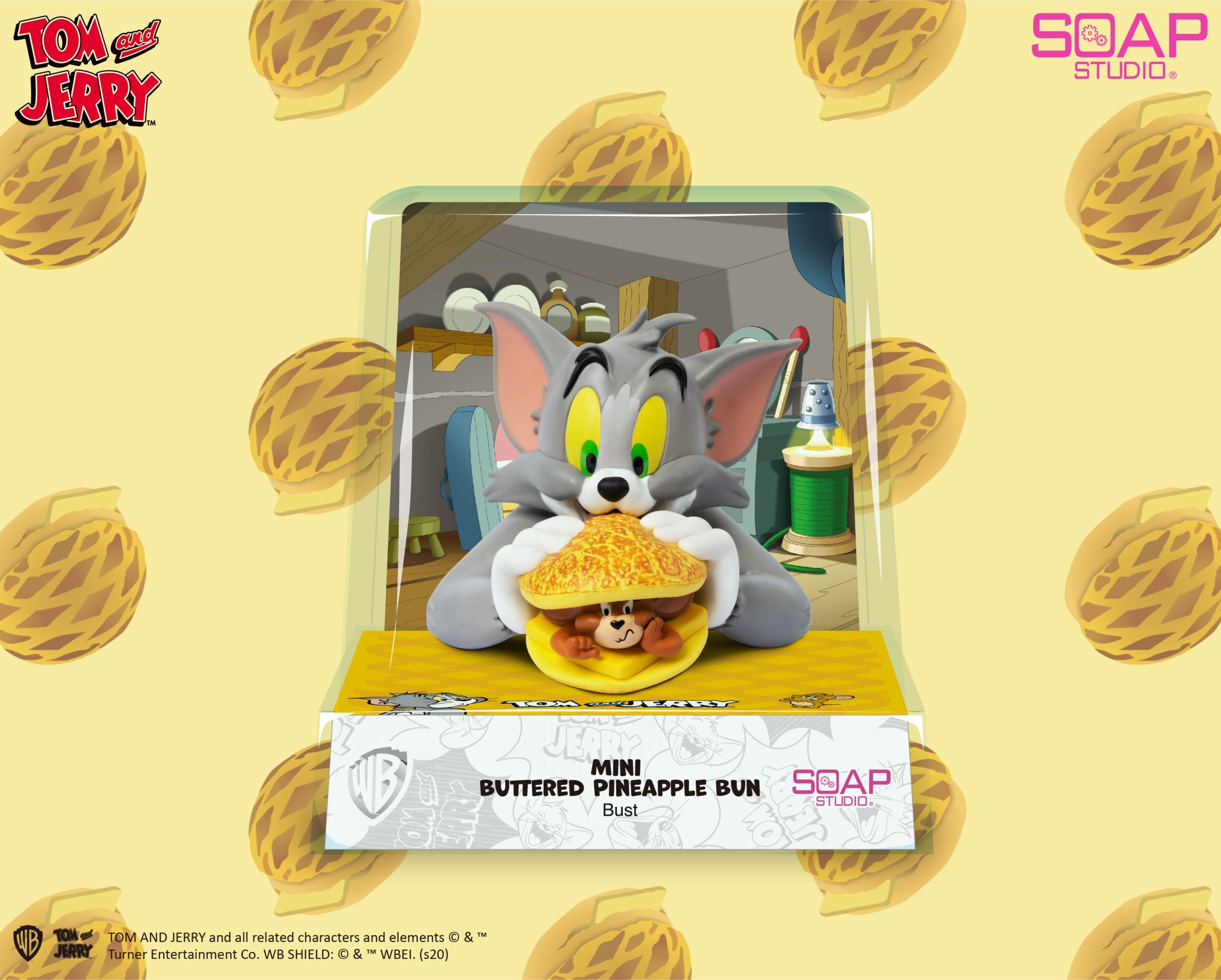 Tom and Jerry – Mini Buttered Pineapple Bun Bust