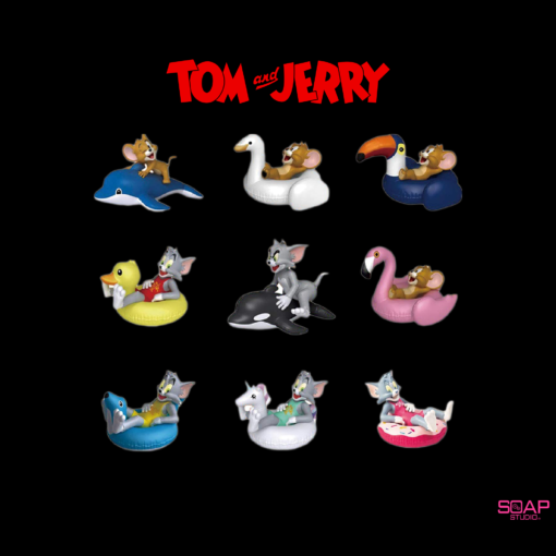 SOAP STUDIO – TOM AND JERRY SUMMER SPLASH SERIES (SET OF 8 DESIGNS +1) HIDDEN EDITION