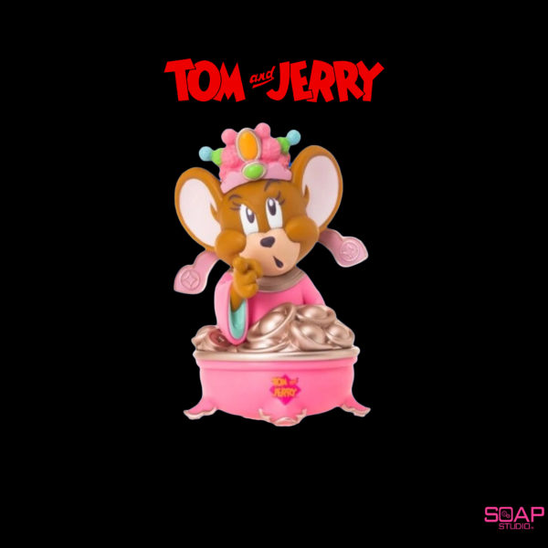TOM AND JERRY GOD OF WEALTH JERRY FIGURE (PINK VER.)