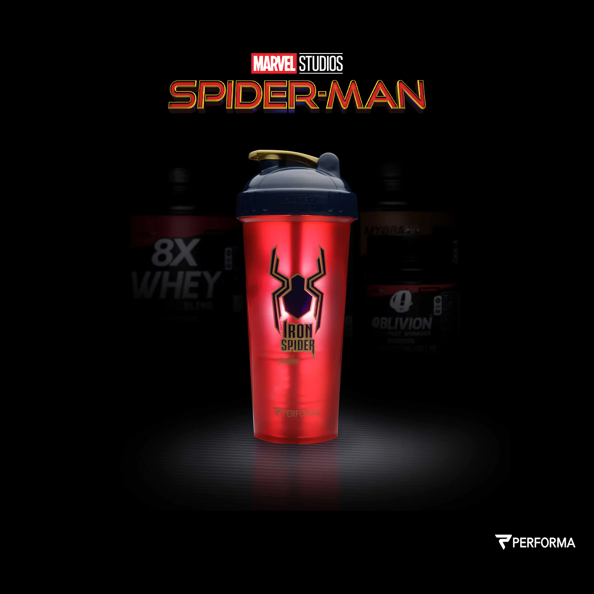 Shaker Spiderman 800 ml - Performa