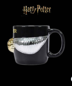 Harry Potter Quidditch Snitch Shaped Novelty Nue Official Black Mug