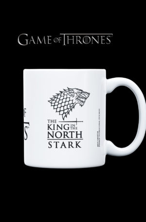 Game Of Thrones Stark The King In The North White Coffee Mug