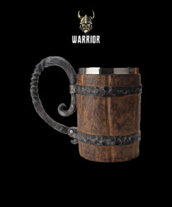 Medieval Retro Viking Stainless Steel Coffee Cup Stein Tankard