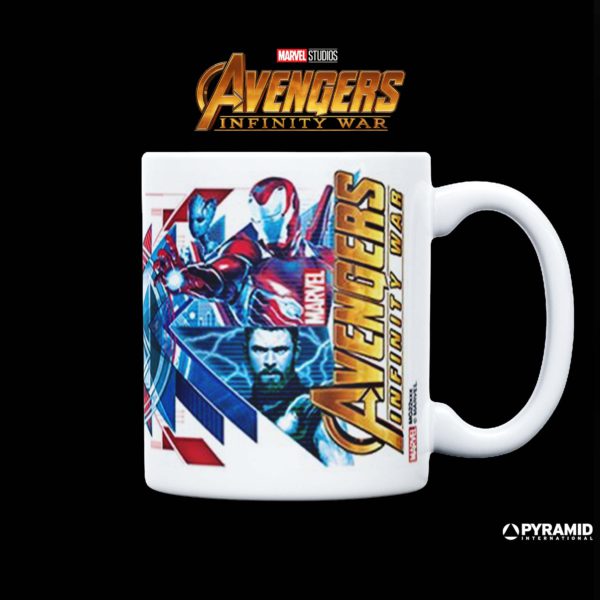 Avengers Infinity War Mug - Red Blue Assemble