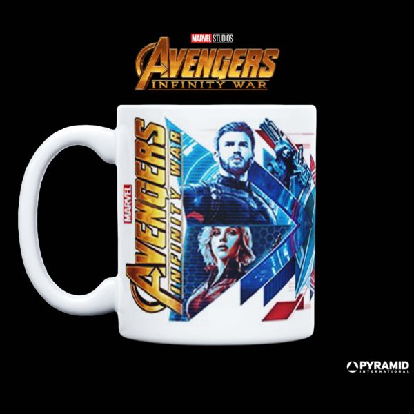 Avengers Infinity War Mug - Red Blue Assemble