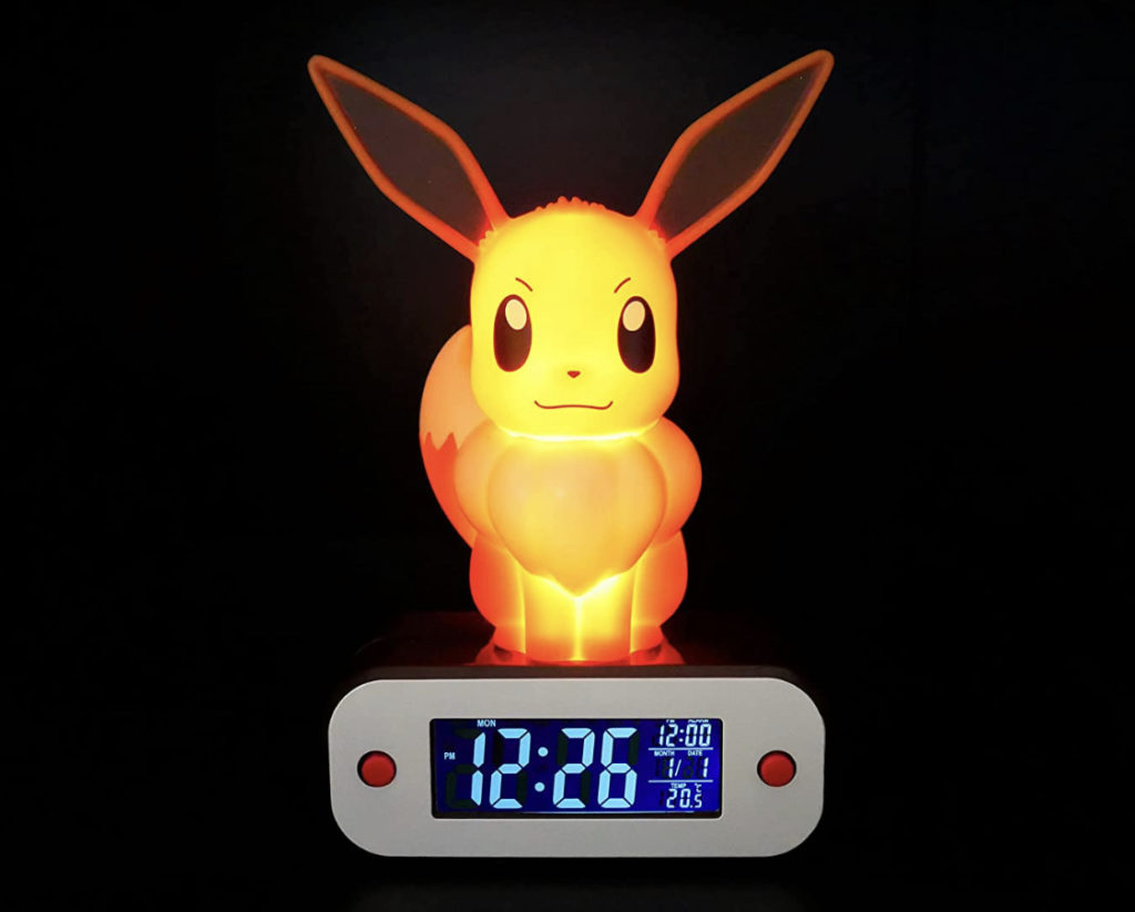 Pokémon Eevee 3D Pokemon Alarm Clock & Lamp - DESIGN-JM