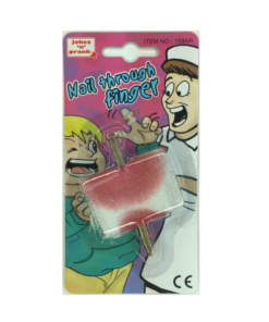 NAIL THROUGH FINGER PRACTICAL JOKE