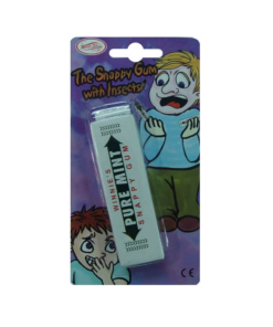 SNAPPY CHEWING GUM WITH INSECT FOOD JOKE