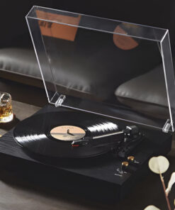 WOODEN KITH RECORD PLAYER - BLACK