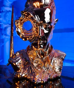 PUREARTS TERMINATOR 2 T-1000 LIQUID ART MASK DELUXE EDITION STATUE