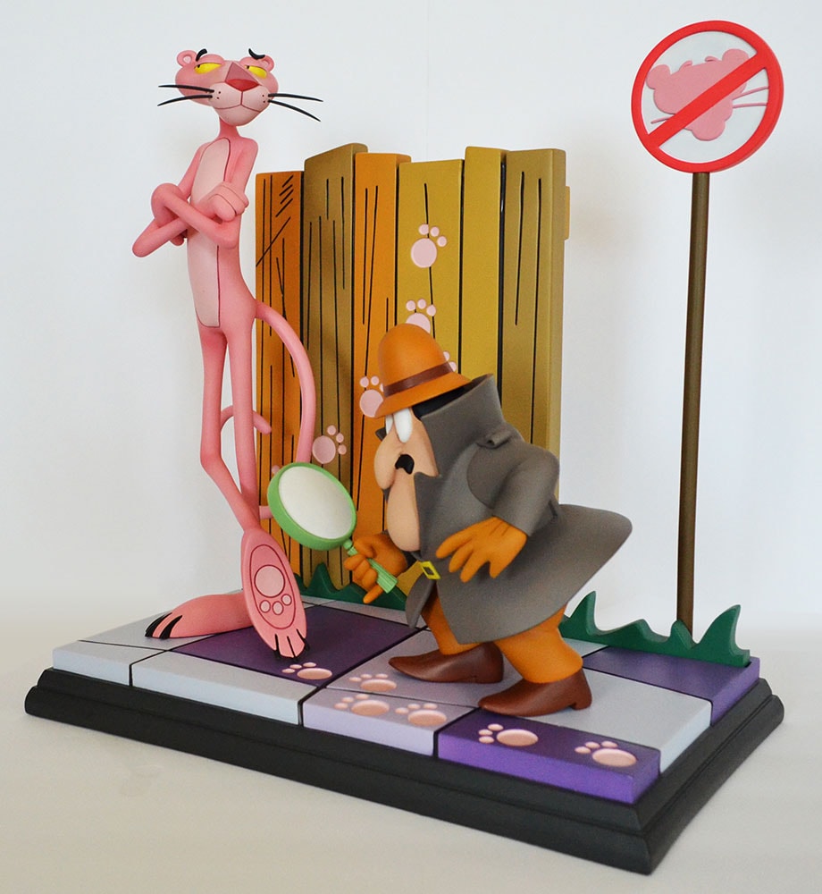 HOLLYWOOD COLLECTIBLE GROUP PINK PANTHER AND THE INSPECTOR LIMITED EDITION STATUE - Image 2