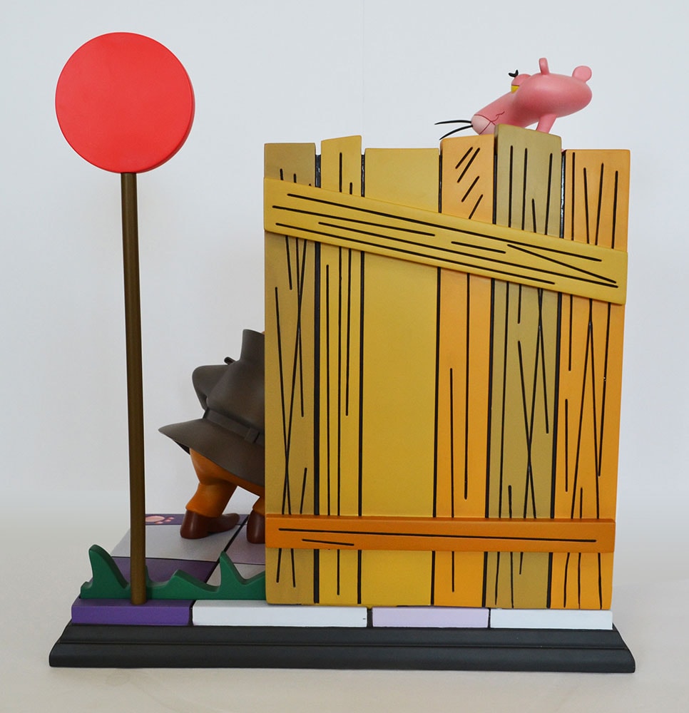 HOLLYWOOD COLLECTIBLE GROUP PINK PANTHER AND THE INSPECTOR LIMITED EDITION STATUE - Image 3