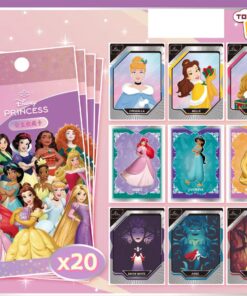 DISNEY COLLECTION CARD - DISNEY PRINCESSES ( PACK OF 20 )