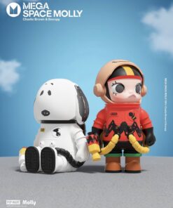 POP MART MEGA SPACE MOLLY 100% CHARLIE BROWN AND SNOOPY LIMITED EDITION