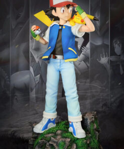 POKEMON ASH KETCHUM AND PIKACHU 1/3 SCALE STATUE