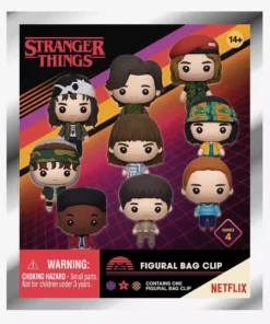 MONOGRAM STRANGER THINGS CHARACTERS 3D FOAM BAG CLIP SERIES 4