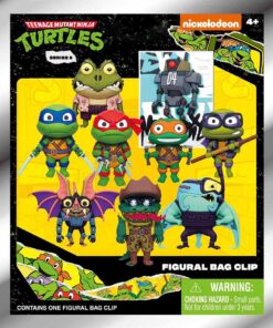 MONOGRAM TMNT CLASSIC 3D FOAM BAG CLIP SERIES 5