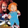 MONOGRAM CHUCKY ENAMEL PIN