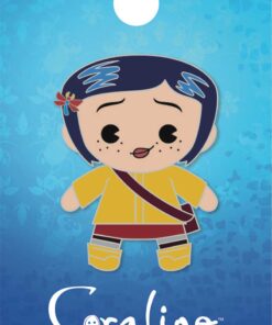 MONOGRAM CORALINE ENAMEL PIN