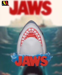 MONOGRAM JAWS GREAT WHITE SHARK FIGURAL BANK