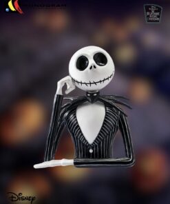 MONOGRAM NIGHTMARE BEFORE CHRISTMAS JACK SKELLINGTON BUST FIGURAL BANK
