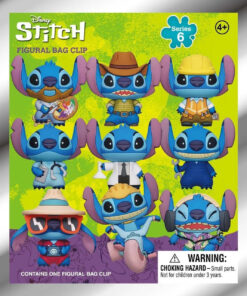 MONOGRAM LILO AND STITCH 3D FOAM BAG CLIP SERIES 6