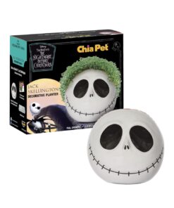 CHIA PET THE NIGHTMARE BEFORE CHRISTMAS JACK SKELLINGTON DECORATIVE POT EASY TO DO FUN TO GROW CHIA SEEDS